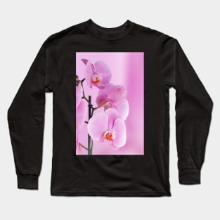 Pink orchids Long Sleeve T-Shirt